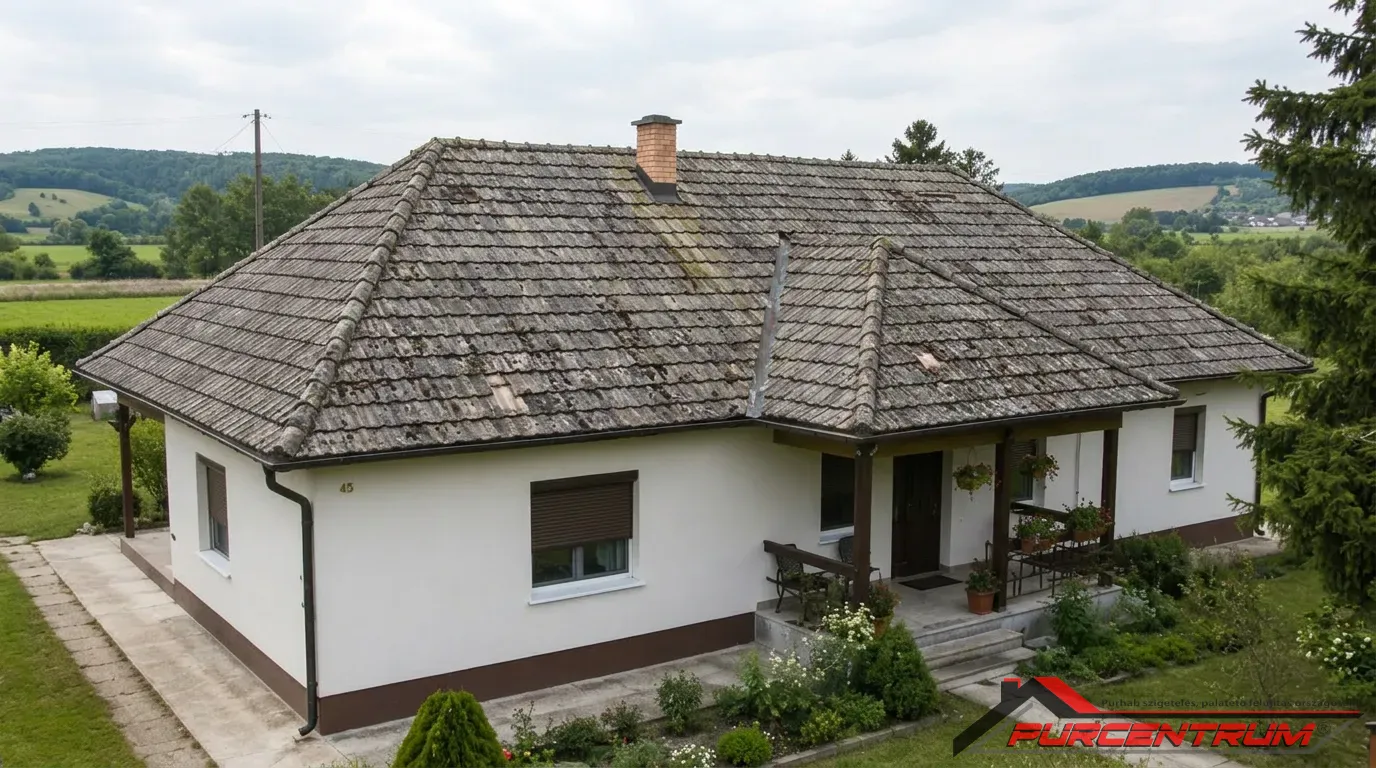 Palatető felújítás cserepeslemezzel 3